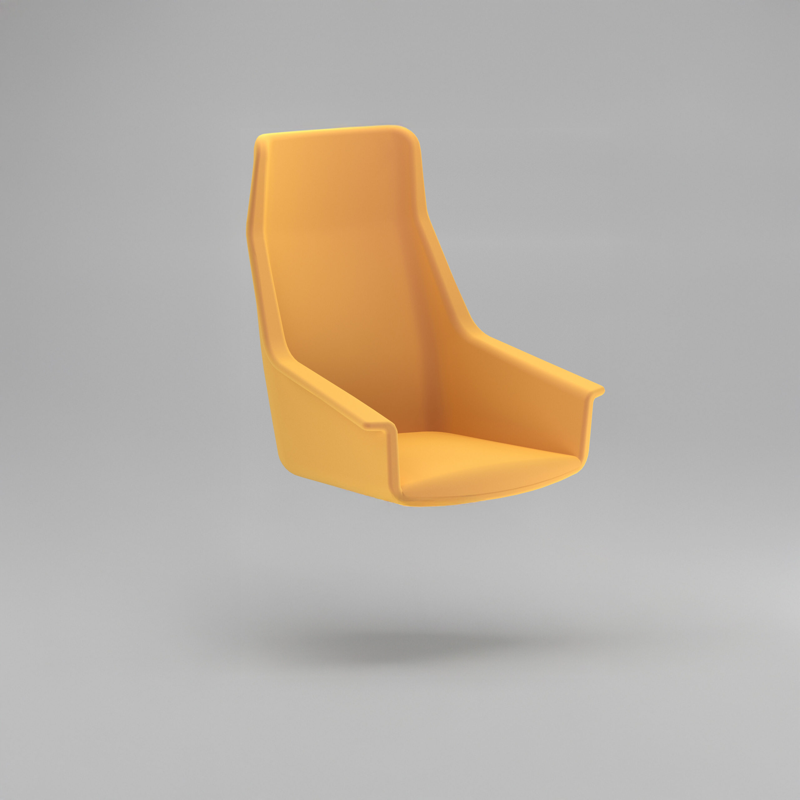 80 FOLD Executive Without Headrest Without Base Front