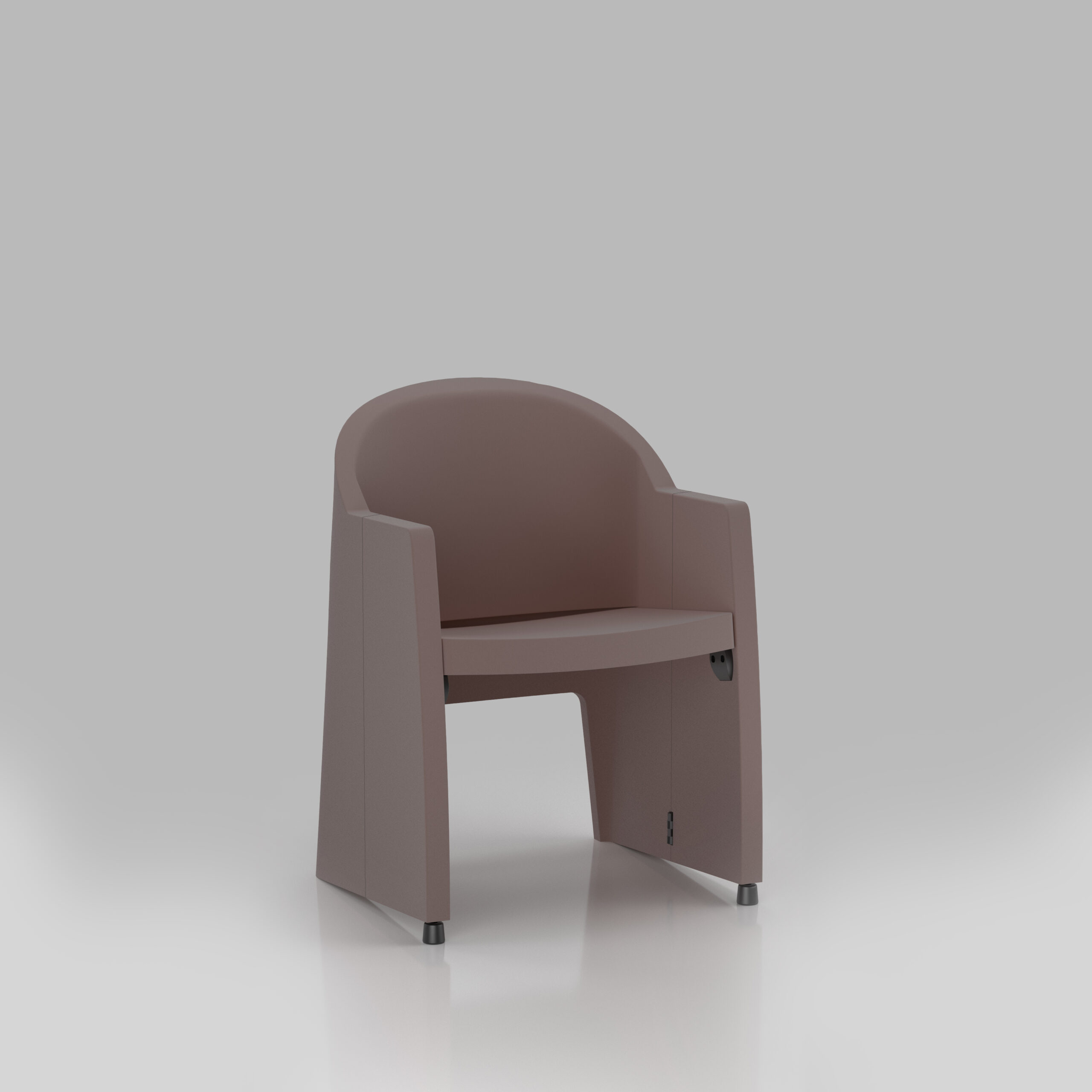 ANETO Folding Armchair Feet Front