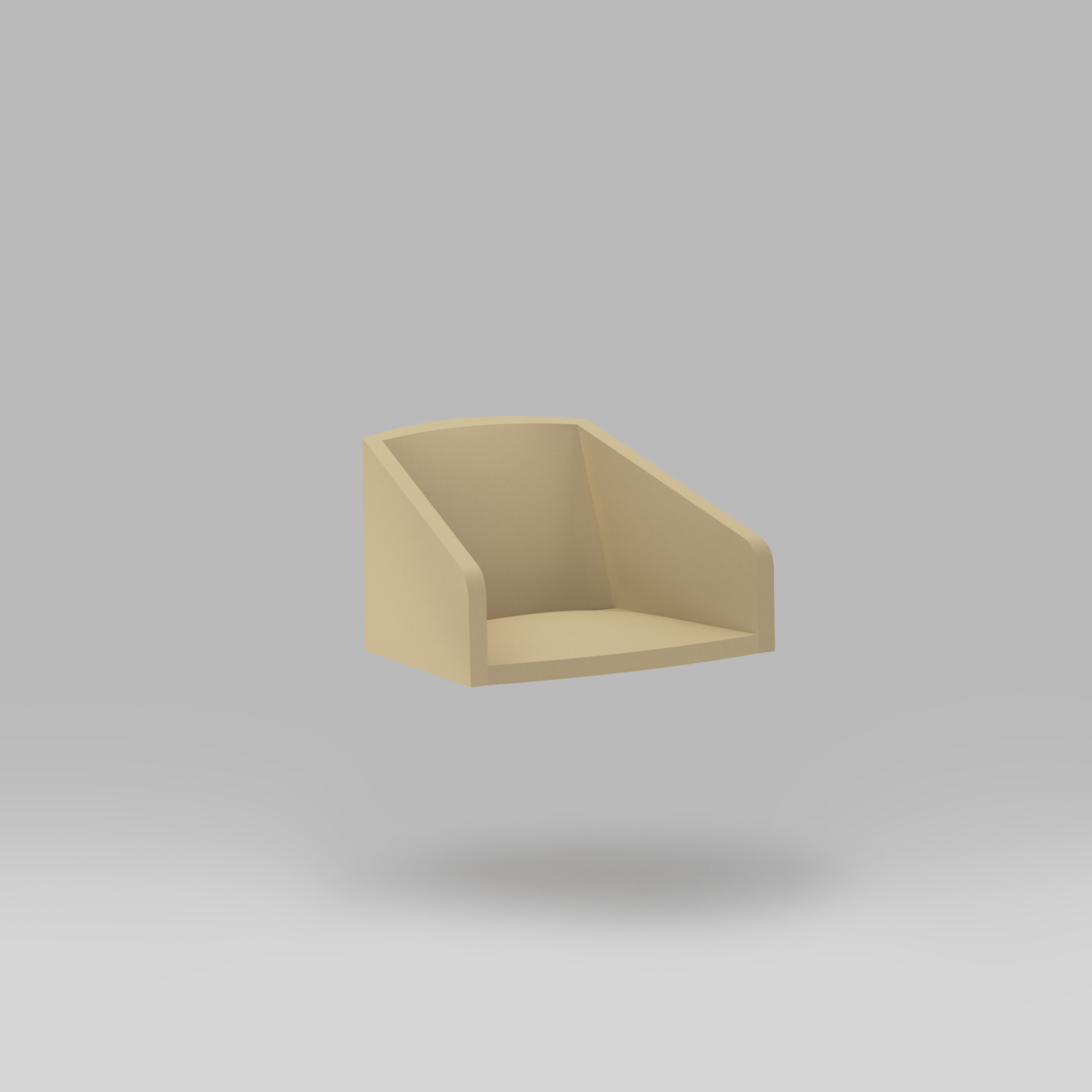 CONFORT Armchair Without Base Front
