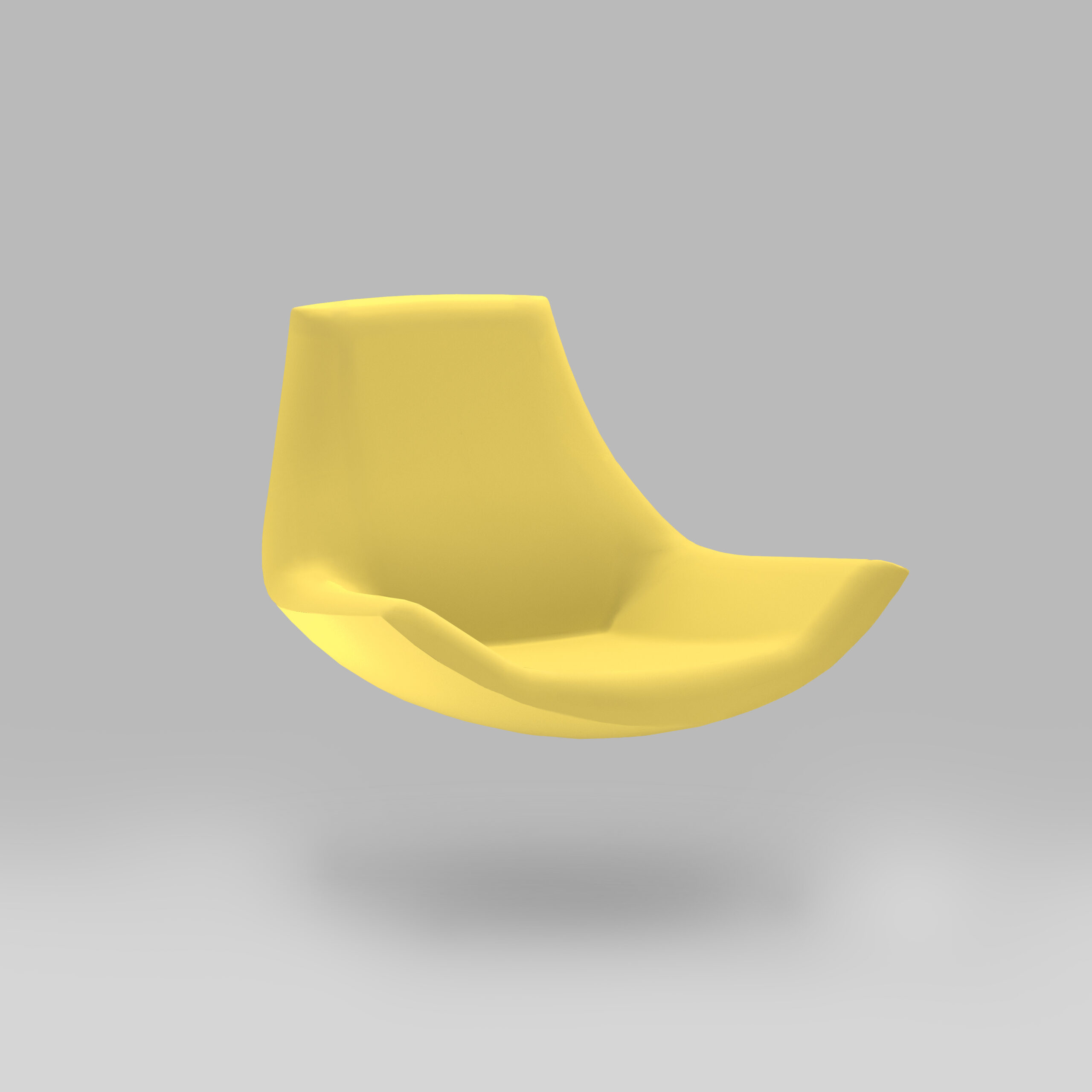 GINGER Low Armchair Without Base Front