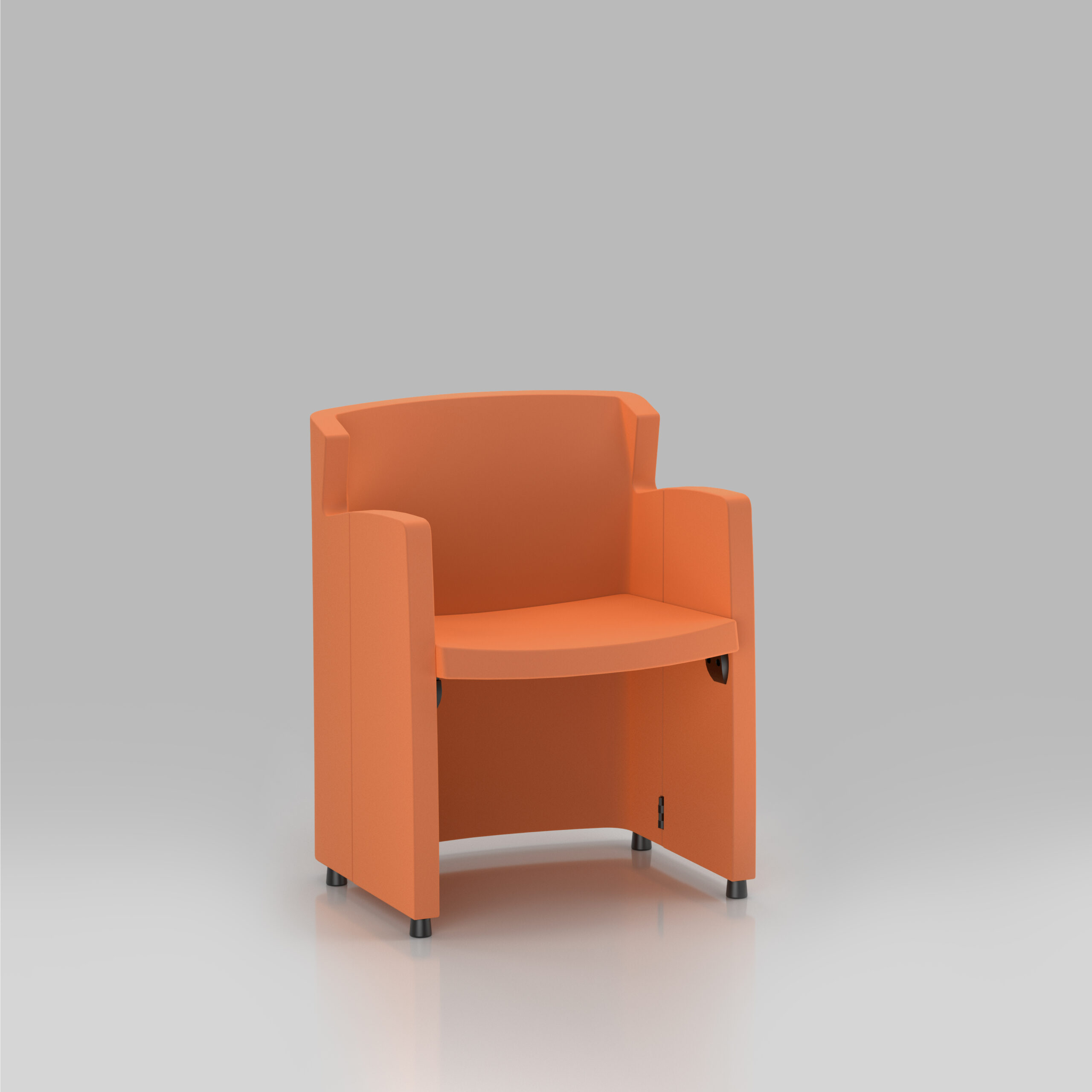 INDACO Folding Armchair Open Feet Front