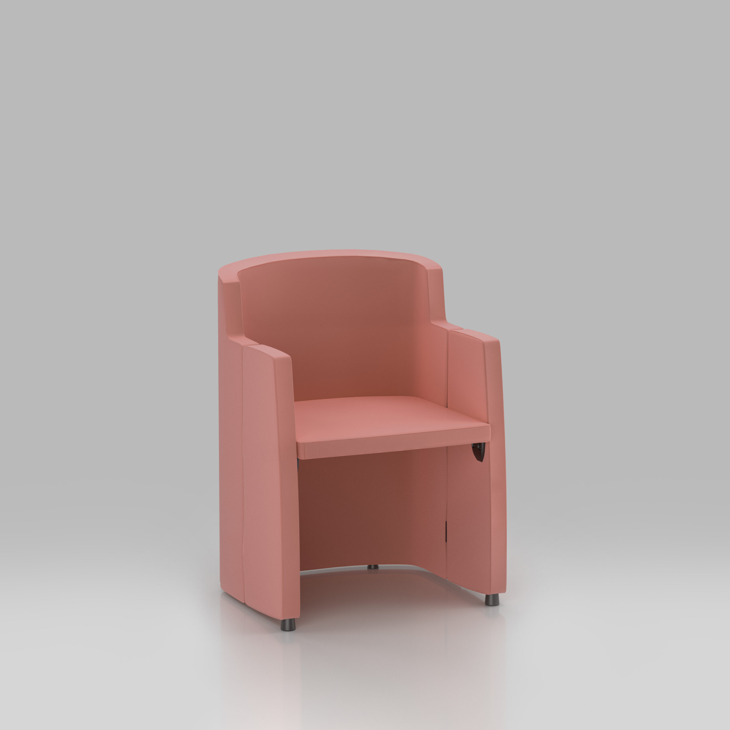 PAPRIKA Folding Armchair Open Feet Front